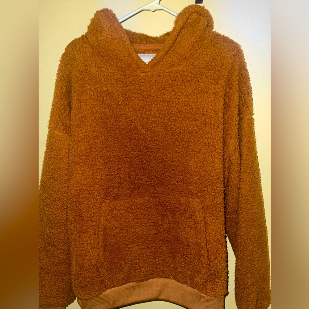 American Eagle Teddy Sherpa Hoodie XL